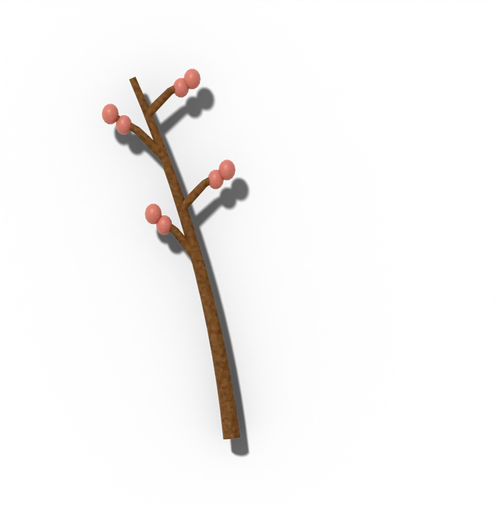 Fruiting blueberry cane 1