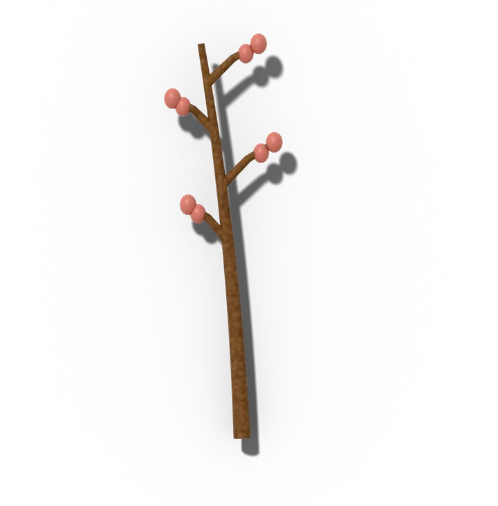 Fruiting blueberry cane 2