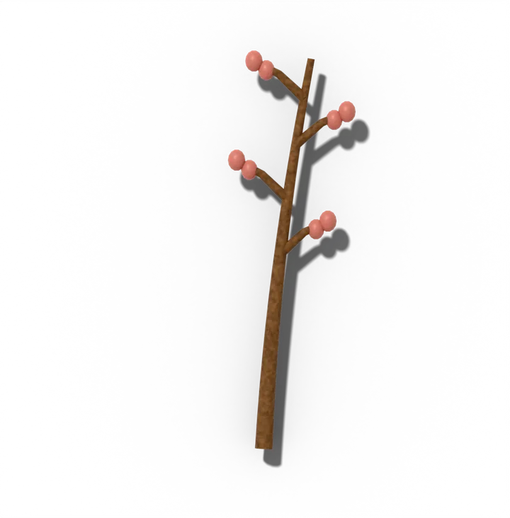 Fruiting blueberry cane 3