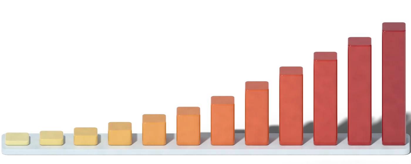 Twelve glazed columns, pale yellow to deep red, rising from heat zone 1 (under 1 day above 86°F) to heat zone 12 (over 210 days)