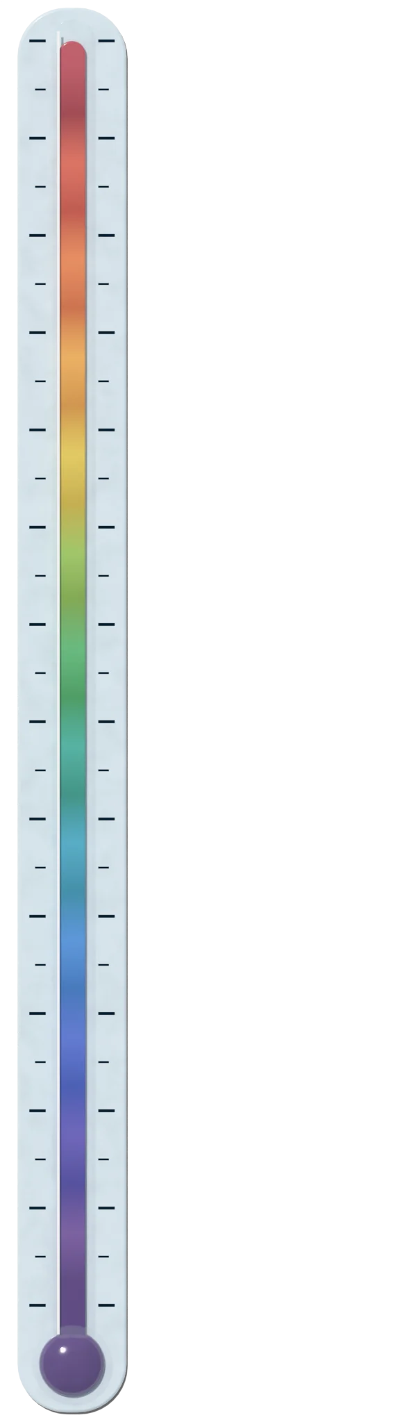 Hardiness zone thermometer filled