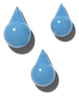 Three raindrops