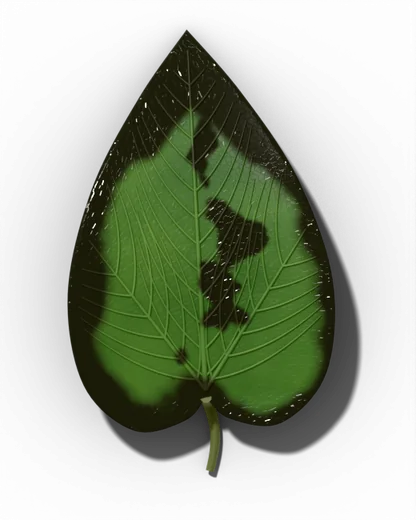 Frost damage symptom: Dark, water-soaked patches that blacken and go limp.