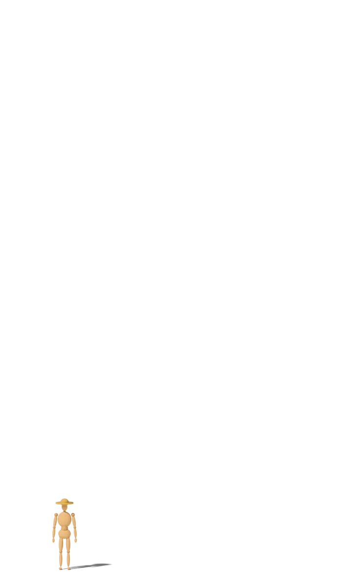 Person for saguaro height scale